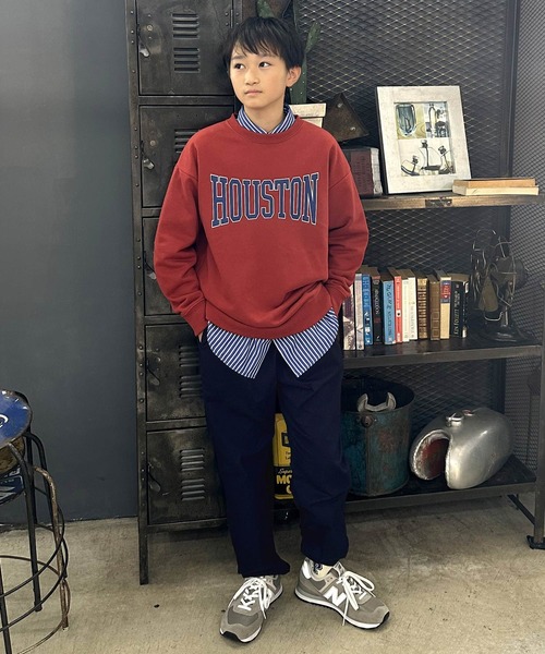 GLAZOS（グラソス）の「【再入荷】【プチプラ】[ワイドテーパード]コットンツイル・シェフパンツ（その他パンツ・キッズ・カーキ/ベージュ/ブラック/ネイビー/グレー・140cm/160cm/150cm/170cm）」の12枚目の写真