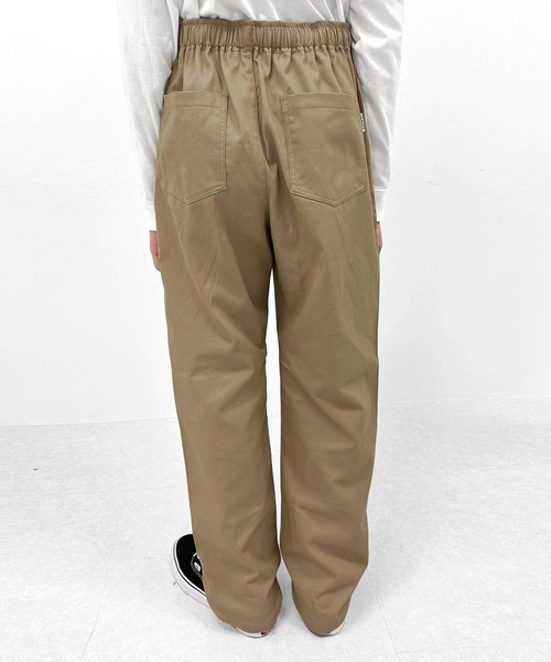 GLAZOS（グラソス）の「【再入荷】【プチプラ】[ワイドテーパード]コットンツイル・シェフパンツ（その他パンツ・キッズ・カーキ/ベージュ/ブラック/ネイビー/グレー・140cm/160cm/150cm/170cm）」の15枚目の写真