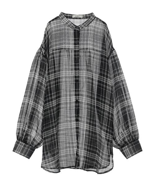 ☆売り切れました☆earth m&e チェックシャツ ブルー ☆売り切れました☆earth m&e チェックシャツ ブルー ☆売り切れ