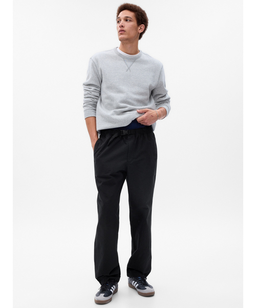 GAP(ギャップ)の「ベルテッド トラックパンツ(チノパンツ・メンズ・ブラウン/ブラック/グリーン・M/XS/L/S/XL)」の8枚目の写真