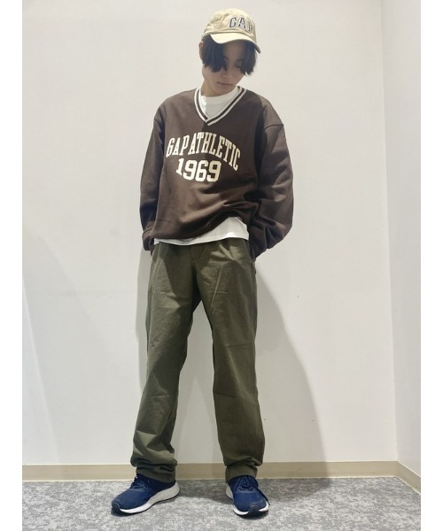 GAP(ギャップ)の「ベルテッド トラックパンツ(チノパンツ・メンズ・ブラウン/ブラック/グリーン・M/XS/L/S/XL)」の10枚目の写真