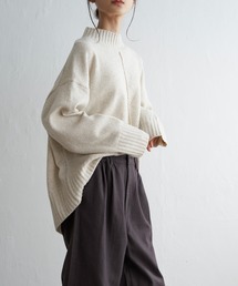 LBC | 透かし柄バックスリットニット(ニット/セーター)