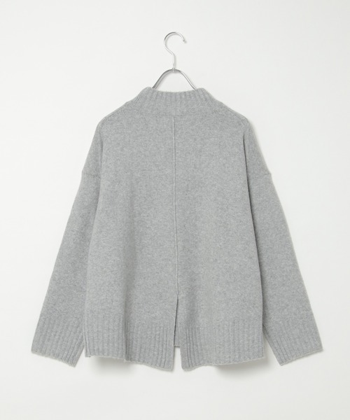 LBC（エルビーシー）の「透かし柄バックスリットニット（ニット/セーター・レディース・ピンク/ライトグレー/ブルー/オフホワイト・M）」の17枚目の写真