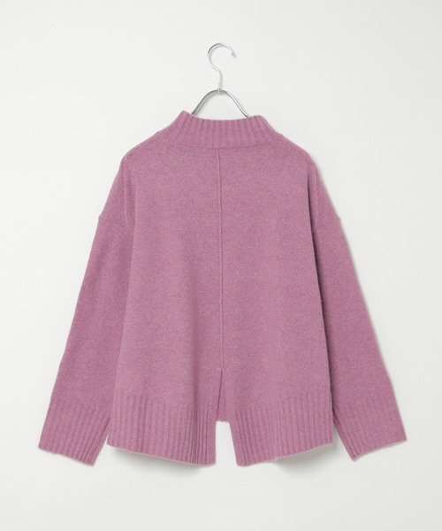 LBC（エルビーシー）の「透かし柄バックスリットニット（ニット/セーター・レディース・ピンク/ライトグレー/ブルー/オフホワイト・M）」の21枚目の写真