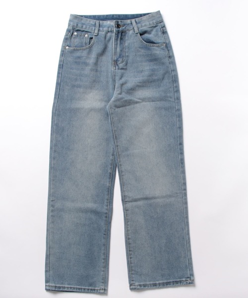 セール】花柄刺しゅうデニムパンツ（デニムパンツ）｜DIAVEL