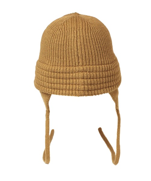 14+(イチヨンプラス)の「イヤーニットCAP / ニット耳付きクローシュハット(ニットキャップ/ビーニー・レディース・ベージュ/ブラック/ブラウン/アイボリー・FREE)」の11枚目の写真