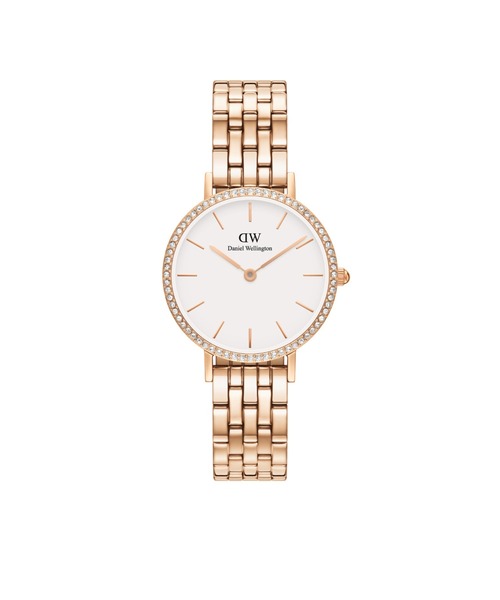 Daniel Wellington(ダニエルウェリントン)の「Petite Bezel 5-Link 28mm(アナログ腕時計・レディース・シルバー×ブルー/ホワイト×ゴールド・28mm)」の11枚目の写真