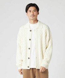 BACK NUMBER | 【BACK NUMBER】アラン編みニットカーディガン(カーディガン/ボレロ)