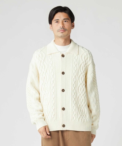 BACK NUMBER（バックナンバー）の「【BACK NUMBER】アラン編みニット