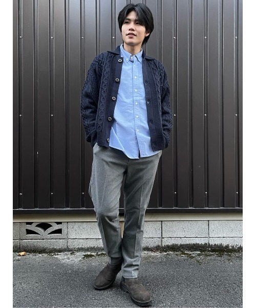 BACK NUMBER（バックナンバー）の「【BACK NUMBER】アラン編みニットカーディガン（カーディガン/ボレロ・メンズ・ネイビー/オフホワイト・M/L）」の9枚目の写真