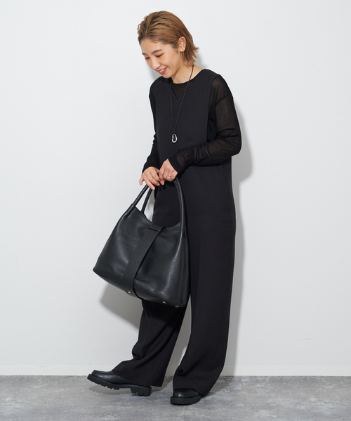plage（プラージュ）の「basket tweed オールインワン（つなぎ