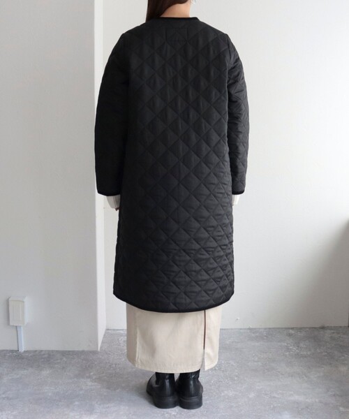 Traditional Weatherwear(トラディショナルウェザーウェア)の「【Traditional Weatherwear/トラディショナルウェザーウエア】ARKLEY LONG 裏レオパード(その他アウター・レディース・ブラック/カーキ・34/36)」の21枚目の写真