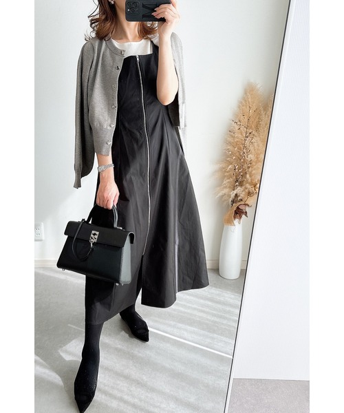 &. NOSTALGIA(アンドドットノスタルジア)の「【ZOZO限定】ハート釦クルーネックカーディガン(カーディガン/ボレロ・レディース・ブラック/グレー/ブルー・FREE)」の16枚目の写真