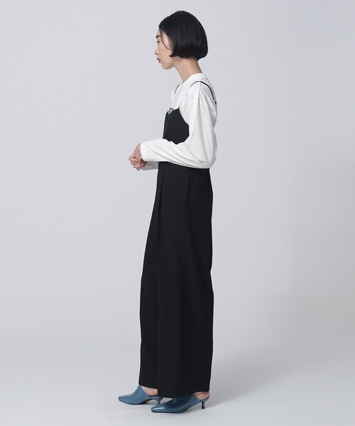 GALLEST（ギャレスト）の「ジップサロペット（サロペット/オーバーオール・レディース・ブラック/カーキ・36/38）」の5枚目の写真