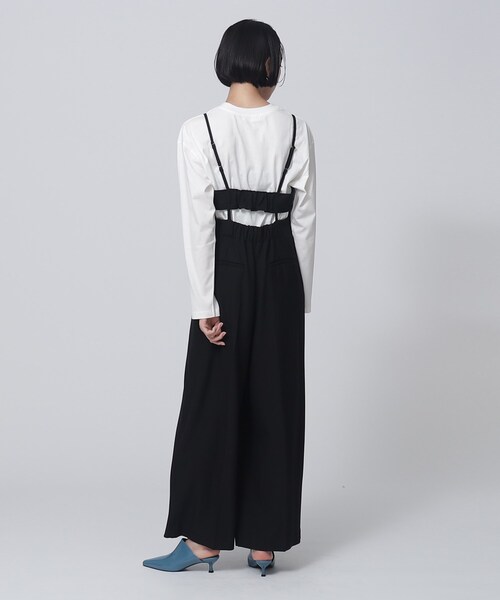 GALLEST（ギャレスト）の「ジップサロペット（サロペット/オーバーオール・レディース・ブラック/カーキ・36/38）」の6枚目の写真