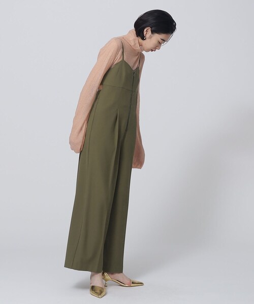 GALLEST（ギャレスト）の「ジップサロペット（サロペット/オーバーオール・レディース・ブラック/カーキ・36/38）」の9枚目の写真