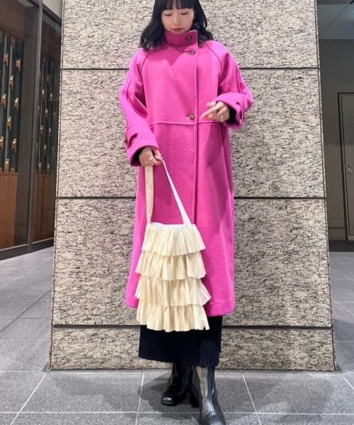 ROSE BUD（ローズバッド）の「スタンドカラーコート（その他アウター・レディース・ブラウン/ピンク・MEDIUM/SMALL）」の21枚目の写真