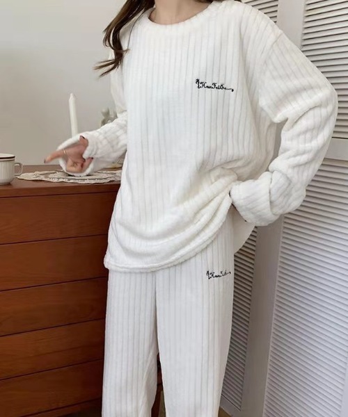 wears（ウェアーズ）の「ふわふわルームウェア（ルームウェア/パジャマ・レディース・グレー/ライトピンク/ホワイト/ブルー・FREE）」の18枚目の写真