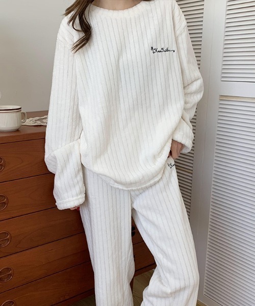 wears（ウェアーズ）の「ふわふわルームウェア（ルームウェア/パジャマ・レディース・グレー/ライトピンク/ホワイト/ブルー・FREE）」の19枚目の写真