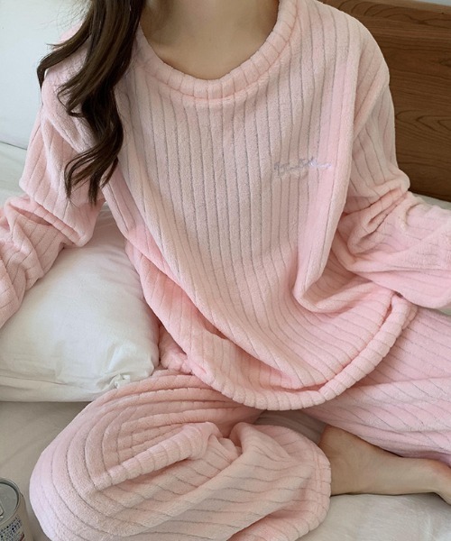 wears（ウェアーズ）の「ふわふわルームウェア（ルームウェア/パジャマ・レディース・グレー/ライトピンク/ホワイト/ブルー・FREE）」の13枚目の写真