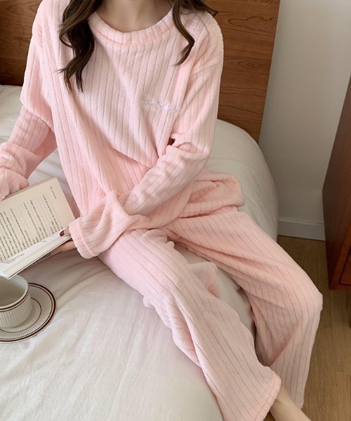 wears（ウェアーズ）の「ふわふわルームウェア（ルームウェア/パジャマ・レディース・グレー/ライトピンク/ホワイト/ブルー・FREE）」の14枚目の写真