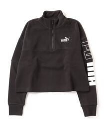プーマ PUMA PUMA POWER ウィンタライズド ハイネック クル_フリースハイネックハーフジップスウェット
