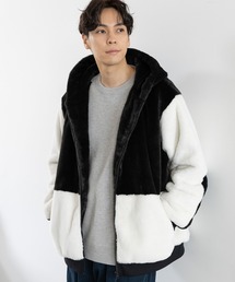 LAKOLE | スムースファーフードブルゾン / 967928(ブルゾン)