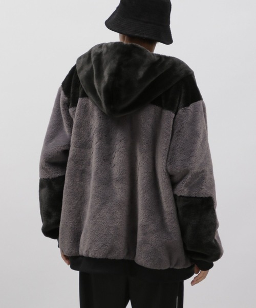 LAKOLE（ラコレ）の「スムースファーフードブルゾン / 967928（ブルゾン・メンズ・ホワイト/セージグリーン/グレー・X-LARGE/LARGE/MEDIUM）」の8枚目の写真