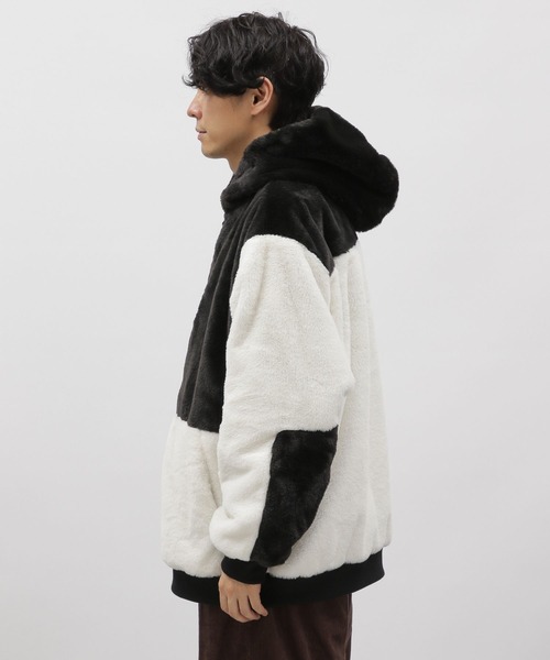 LAKOLE（ラコレ）の「スムースファーフードブルゾン / 967928（ブルゾン・メンズ・ホワイト/セージグリーン/グレー・X-LARGE/LARGE/MEDIUM）」の12枚目の写真