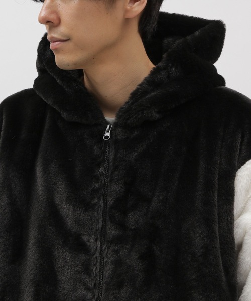 LAKOLE（ラコレ）の「スムースファーフードブルゾン / 967928（ブルゾン・メンズ・ホワイト/セージグリーン/グレー・X-LARGE/LARGE/MEDIUM）」の14枚目の写真