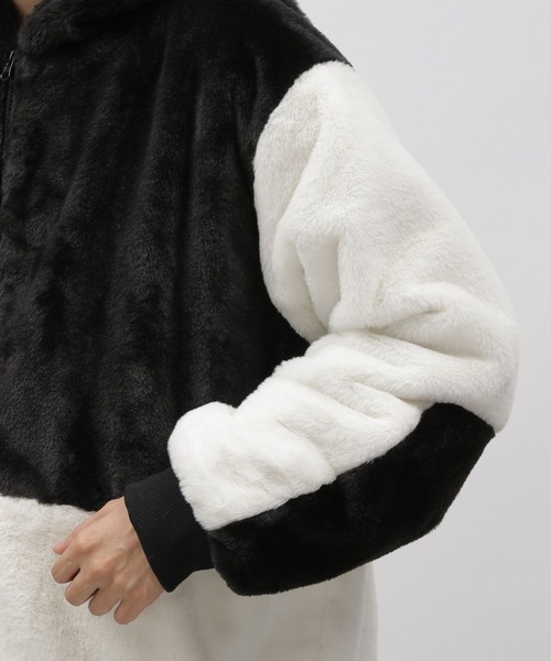 LAKOLE（ラコレ）の「スムースファーフードブルゾン / 967928（ブルゾン・メンズ・ホワイト/セージグリーン/グレー・X-LARGE/LARGE/MEDIUM）」の15枚目の写真