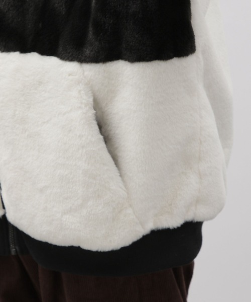 LAKOLE（ラコレ）の「スムースファーフードブルゾン / 967928（ブルゾン・メンズ・ホワイト/セージグリーン/グレー・X-LARGE/LARGE/MEDIUM）」の16枚目の写真