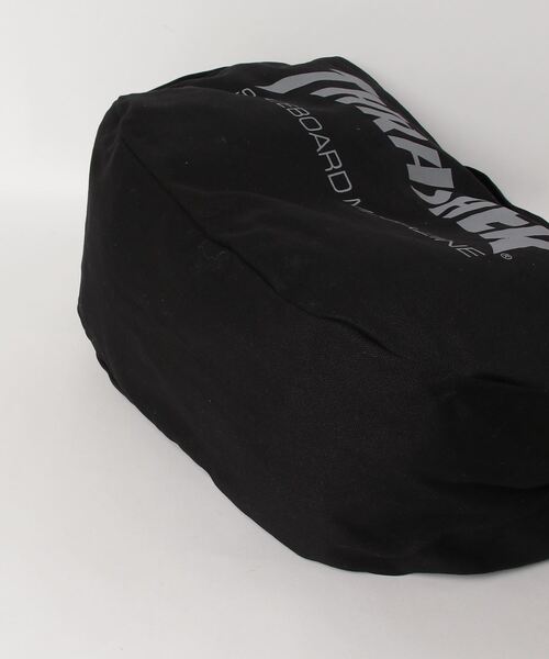 THRASHER（スラッシャー）の「【THRASHER/スラッシャー】ロゴプリント ニュースペーパーバッグ/ショルダーバッグ（ショルダーバッグ・メンズ・ブラック/アイボリー・FREE）」の17枚目の写真