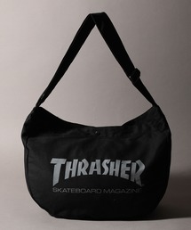 【THRASHER/スラッシャー】ロゴプリント ニュースペーパーバッグ/ショルダーバッグ