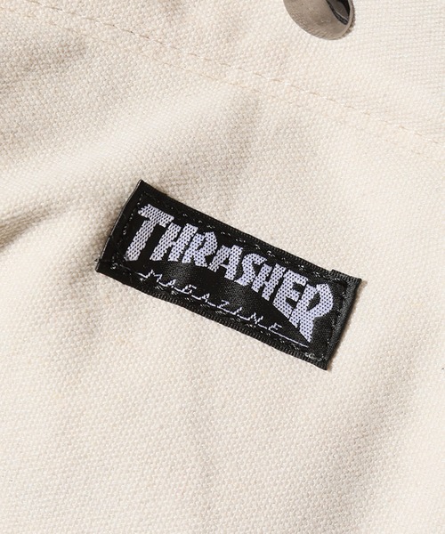THRASHER（スラッシャー）の「【THRASHER/スラッシャー】ロゴプリント ニュースペーパーバッグ/ショルダーバッグ（ショルダーバッグ・メンズ・ブラック/アイボリー・FREE）」の11枚目の写真