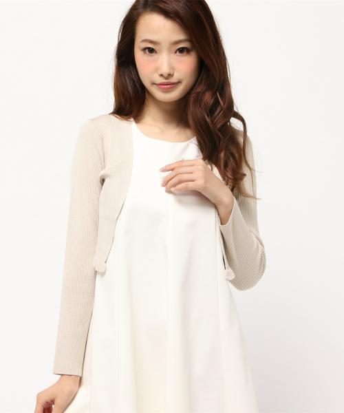 TOCCA（トッカ）の「FRILL RIB BOLERO ボレロ（カーディガン