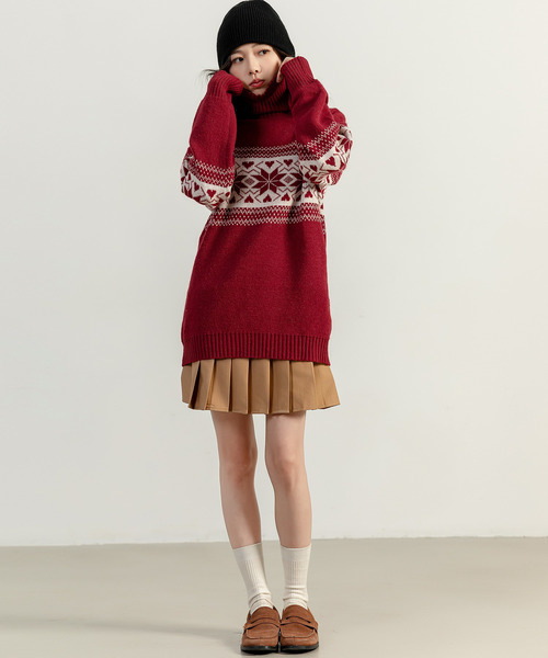 DAY CLOSET（デイ クローゼット）の「【non-no1.2月合併号掲載】レディース リブカラーカジュアルニットキャップ（ニットキャップ/ビーニー・レディース・イエロー/グリーン/オフホワイト/ブラウン/レッド/ブラック/オレンジ/グレー/ブルー・ONE SIZE）」の17枚目の写真