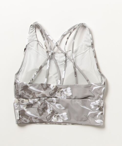 Julier Yoga and Relax(ジュリエヨガアンドリラックス)の「Julier Snow Flowerプリントショートトップス/パット付き(その他トップス・レディース・ホワイト/グレー/ベージュ・0/1)」の20枚目の写真