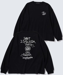 【Mark Gonzales/マーク ゴンザレス】アートワークデザイン ビッグシルエットロングスリーブシャツ