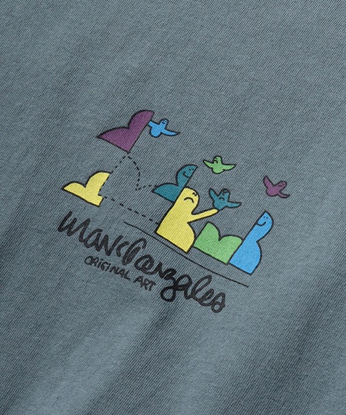 Mark Gonzales(マーク・ゴンザレス)の「【Mark Gonzales/マーク ゴンザレス】アートワークデザイン ビッグシルエットロングスリーブシャツ(Tシャツ/カットソー・メンズ・ブラック系1/ベージュ系2/ブラック系3/ブルー系3/ブルー系1/ホワイト系1/ホワイト系2/ベージュ系1/ブラック系2/ブルー系2/ホワイト系3/ベージュ系3・M/L/XL)」の15枚目の写真