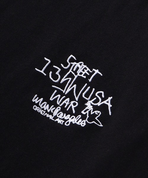 Mark Gonzales(マーク・ゴンザレス)の「【Mark Gonzales/マーク ゴンザレス】アートワークデザイン ビッグシルエットロングスリーブシャツ(Tシャツ/カットソー・メンズ・ブラック系1/ベージュ系2/ブラック系3/ブルー系3/ブルー系1/ホワイト系1/ホワイト系2/ベージュ系1/ブラック系2/ブルー系2/ホワイト系3/ベージュ系3・M/L/XL)」の22枚目の写真