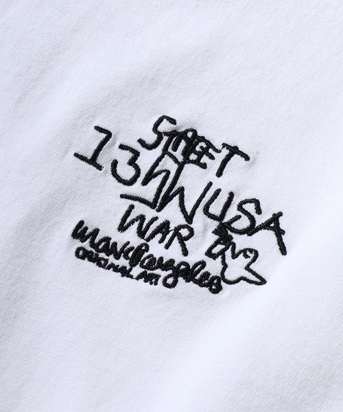 Mark Gonzales(マーク・ゴンザレス)の「【Mark Gonzales/マーク ゴンザレス】アートワークデザイン ビッグシルエットロングスリーブシャツ(Tシャツ/カットソー・メンズ・ブラック系1/ベージュ系2/ブラック系3/ブルー系3/ブルー系1/ホワイト系1/ホワイト系2/ベージュ系1/ブラック系2/ブルー系2/ホワイト系3/ベージュ系3・M/L/XL)」の19枚目の写真