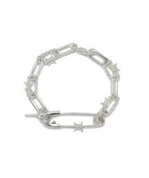 ジャムホームメイドシルバー925安全ピンブレスレット JAM HOME MADE ブレスレット 安全ピン ダイヤモンド チェーン L