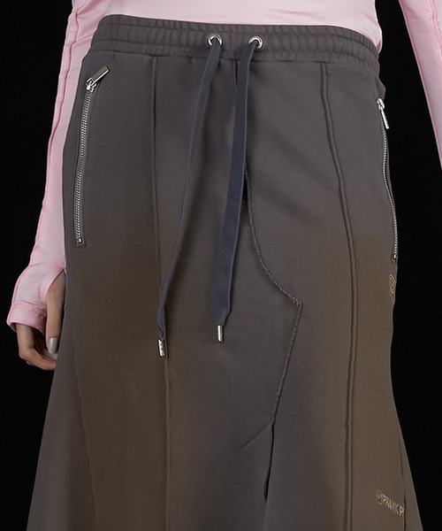 PRANK PROJECT（プランクプロジェクト）の「スウェットマキシスカート / Sweatshirt Maxi Skirt（スカート・レディース・グレー/チャコールグレー/ブラック・36/38）」の19枚目の写真