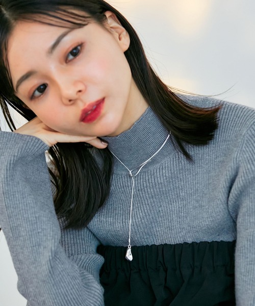 VIS（ビス）の「ハーフチェーンチョーカー（チョーカー・レディース・シルバー/ゴールド・FREE）」の10枚目の写真