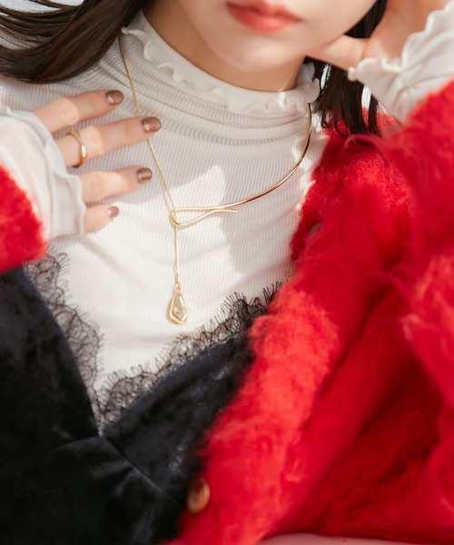 VIS（ビス）の「ハーフチェーンチョーカー（チョーカー・レディース・シルバー/ゴールド・FREE）」の9枚目の写真