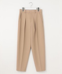 【洗える】オックスストレッチテーパード パンツ