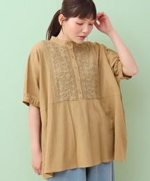 チチカカ | Rico フロールハンド刺繍楊柳プルオーバー(シャツ/ブラウス)