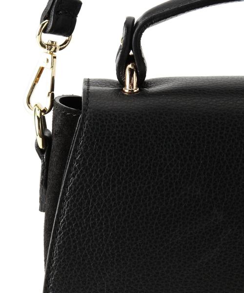 green label relaxing（グリーンレーベルリラクシング）の「MARCO BIANCHINI ラウンドポシェット（ショルダーバッグ・レディース・ブラック/ブラウン・フリー）」の5枚目の写真