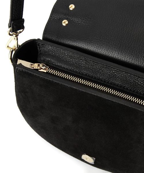 green label relaxing（グリーンレーベルリラクシング）の「MARCO BIANCHINI ラウンドポシェット（ショルダーバッグ・レディース・ブラック/ブラウン・フリー）」の7枚目の写真